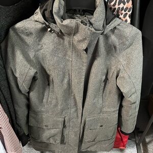 Women's Gray Hooded Jacket